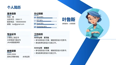 个人简历-个人简历PPT