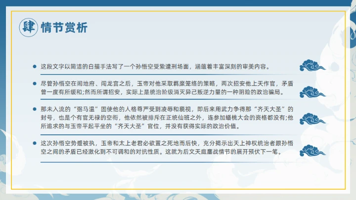 《西游记》大闹开宫通用PPT模板