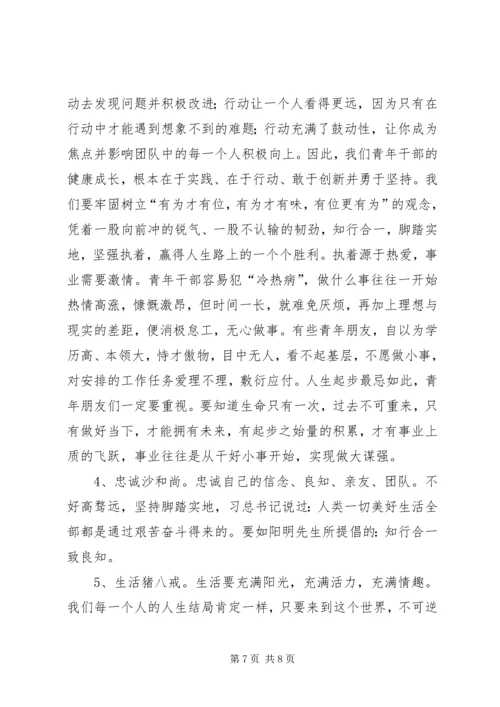 在共青团代表大会的讲话.docx