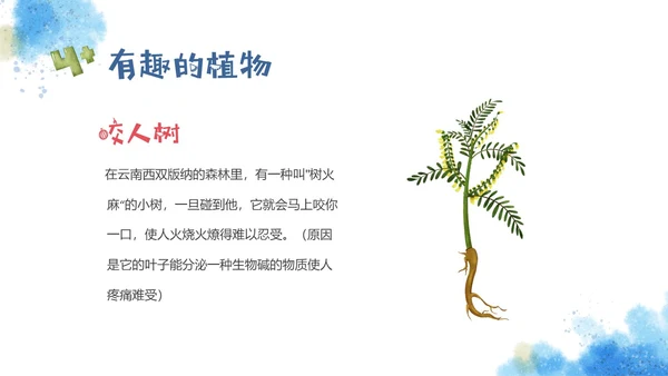 红蓝手绘风格趣味科普小讲堂主题班会PPT课件