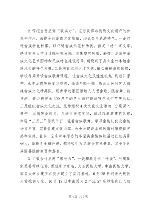 畲族乡工作总结及XX年工作计划.docx