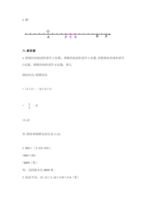 虎林市六年级下册数学期末测试卷（能力提升）.docx