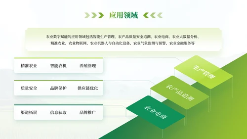 绿色农业乡村项目汇报PPT模板