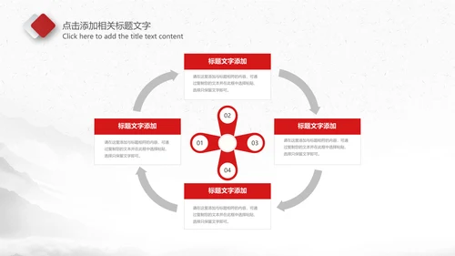 红色大气公安警察警务工作总结计划PPT