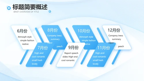 蓝色大气社会实践报告动态PPT模板