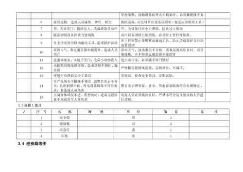 10kv变电站巡视标准化作业指导书.docx