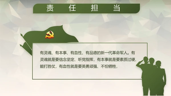 迷彩风格青春梦强军梦部队教育演讲动态PPT