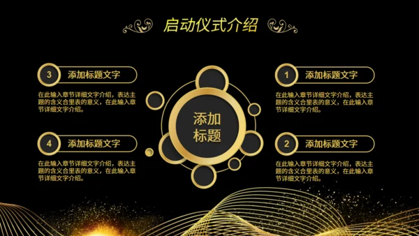 项目启动仪式年会通用PPT模板