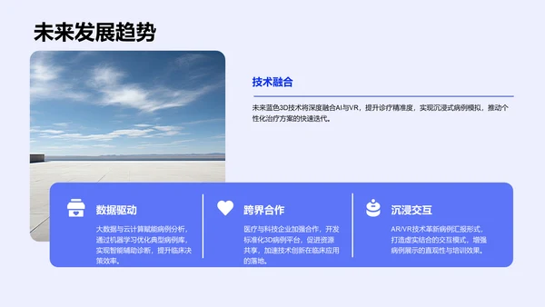 蓝色3D风典型病例汇报