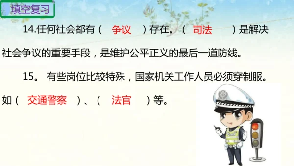 六年级上册道德与法治第三单元我们的国家机构复习课件