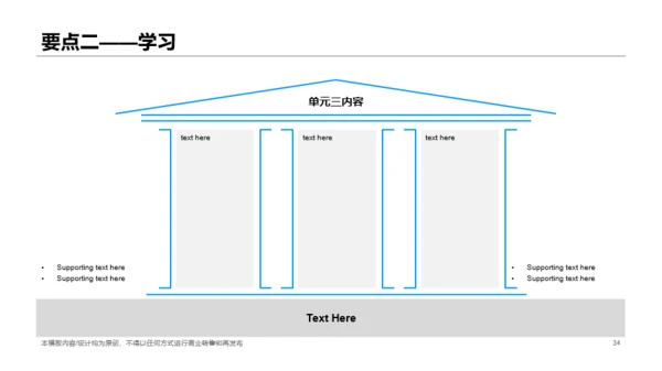 白色网络在线课程培训课件PPT案例