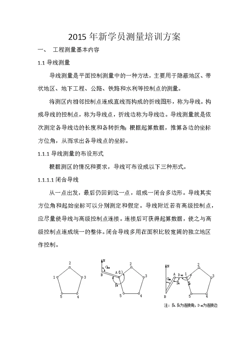 测量有关步骤要点