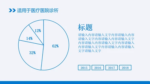 蓝色清新医疗ppt动态模版