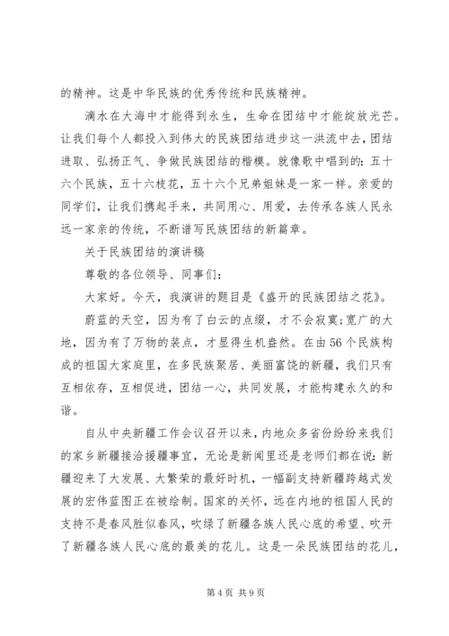 关于民族团结的演讲稿 (3).docx