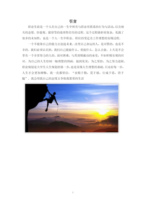 12页5000字审计学专业职业生涯规划.docx