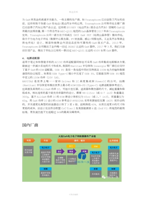 GaN市场与公司分析.docx