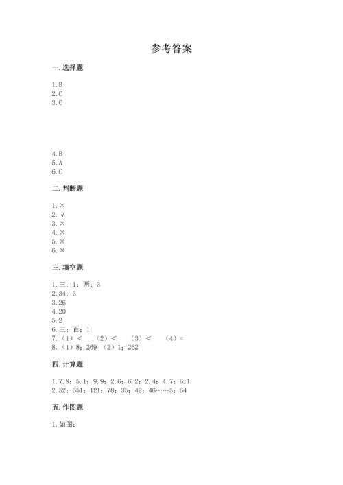 人教版三年级下册数学期末测试卷（突破训练）word版.docx
