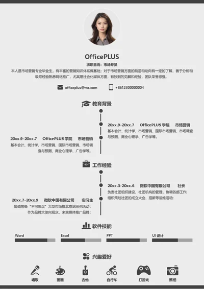 护士长个人求职简历