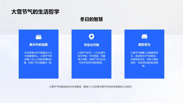 大雪节气文化教学PPT模板