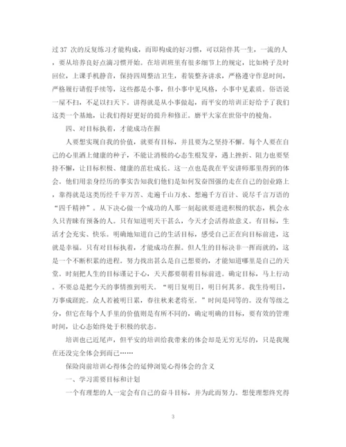 精编之保险岗前培训总结范文.docx