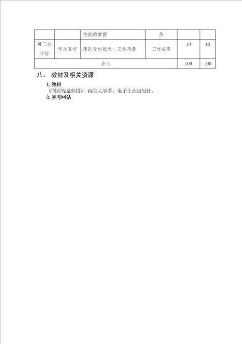 视觉营销课程标准共7页