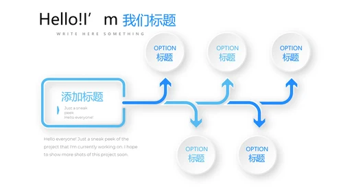 蓝色简约医药代表述职报告动态PPT
