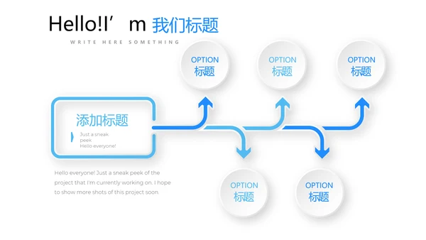 蓝色简约医药代表述职报告动态PPT