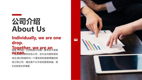 现代企业宣传商业计划书商务汇报PPT模板