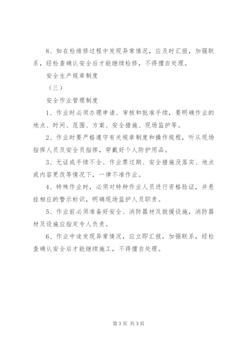 安全生产规章制度 (17).docx