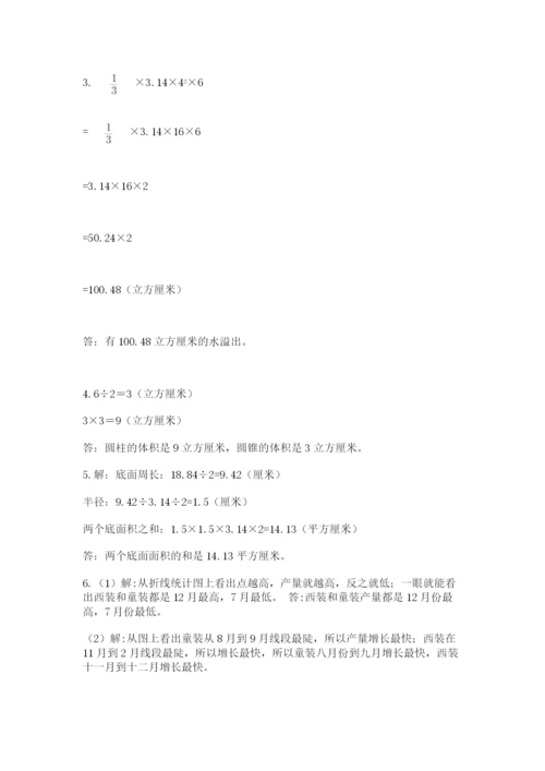 青岛版数学小升初模拟试卷附完整答案（网校专用）.docx