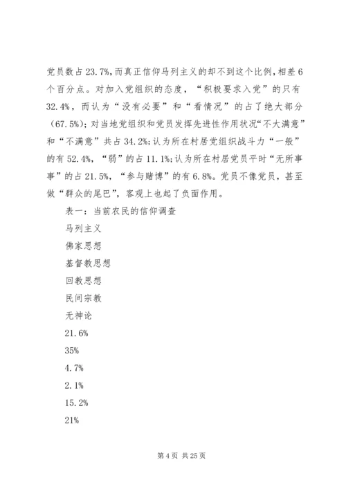 县委宣传部新形势下加强农民教育工作的调查与思考.docx