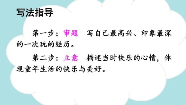 统编版语文三年级上册 第八单元  习作：那次玩得真高兴   课件