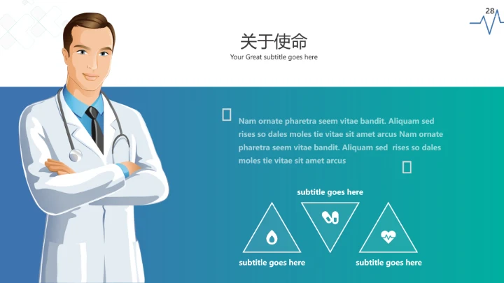 现代创意医学报告医院宣传医疗PPT模板