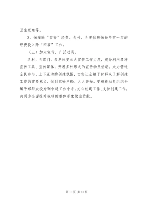 镇市级卫生镇创建工作方案.docx