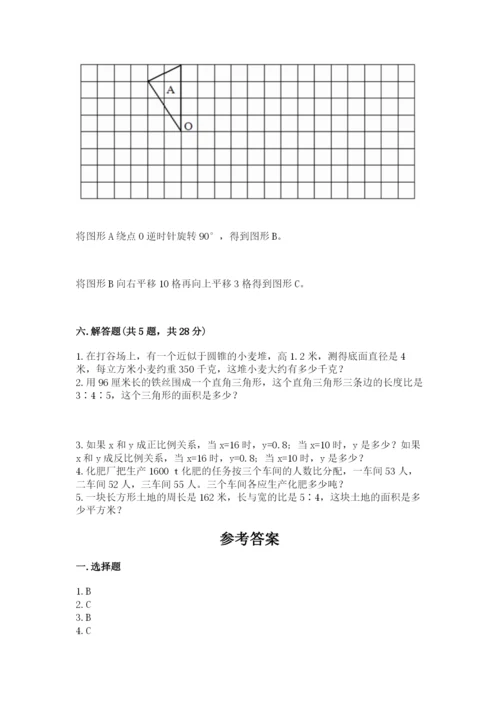 北师大版数学六年级下册期末测试卷含答案ab卷.docx