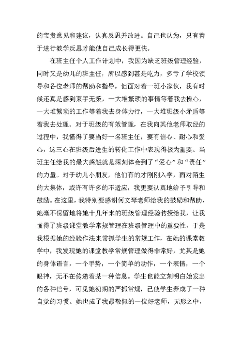 教师见习期转正工作总结