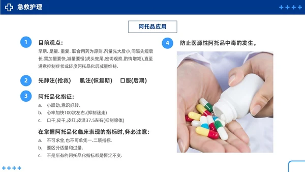 蓝色简约急性中毒知识培训PPT护理