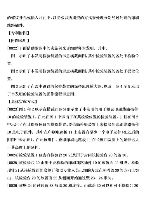 用于测试印刷线路插件的检验装置制造方法