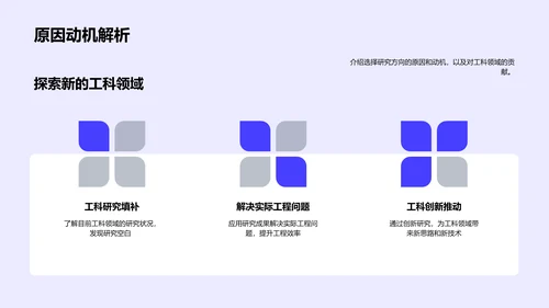 工科开题答辩报告PPT模板