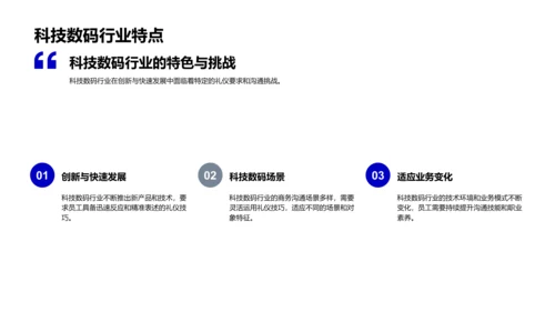 科技数码商务礼仪应用PPT模板