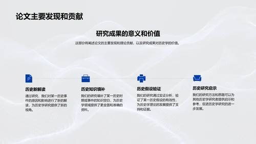 历史学答辩指南PPT模板