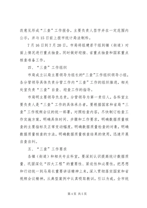 企业一套表三查工作方案.docx