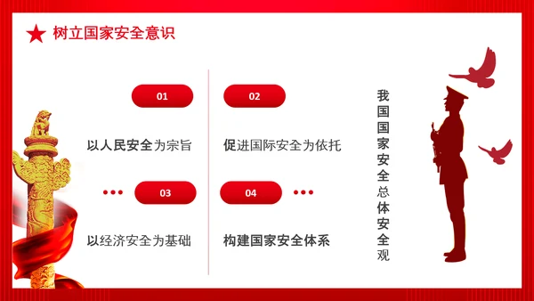 全民国家政府安全教育日PPT模板