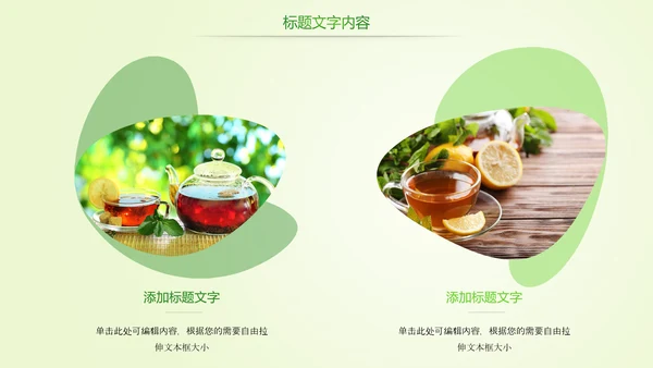 时尚唯美茶文化品茶论道茶园PPT模板