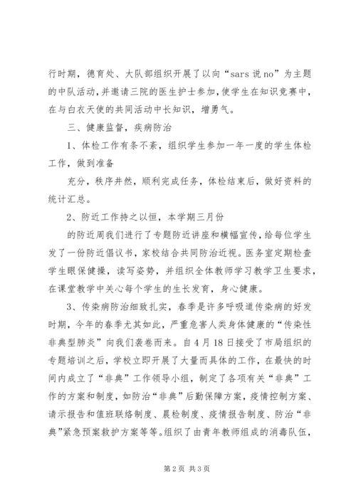 学校卫生管理年底工作报告.docx