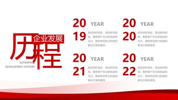 红色大气公司企业宣传简介介绍PPT模板