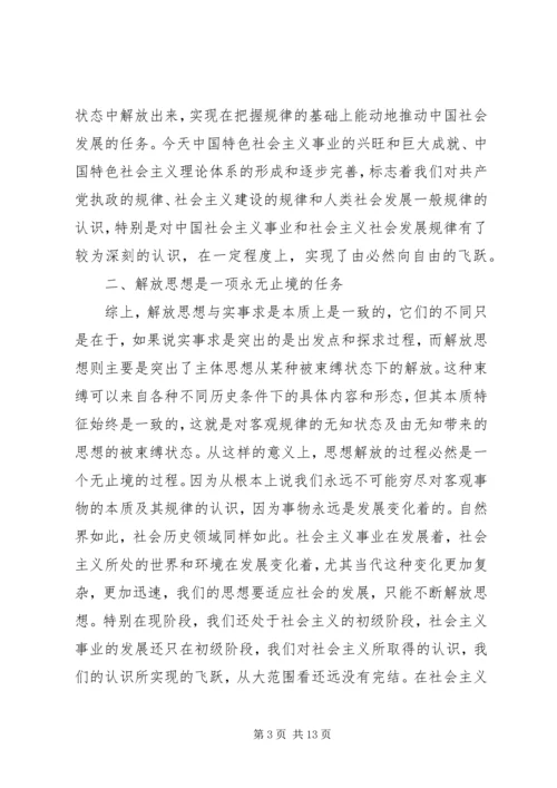 解放思想学习讨论心得体会.docx