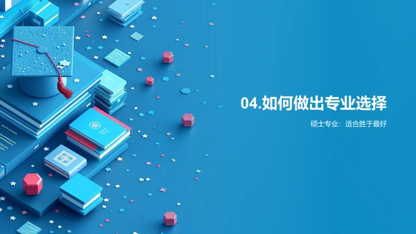 硕士专业选择策略PPT模板