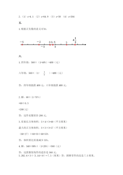 小学毕业班数学检测卷ab卷.docx