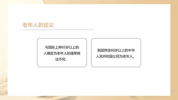 黄色简约风敬老爱老教育PPT模板